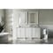 James Martin Vanities Bristol 72in Double Vanity, Bright White w/ 3 CM Carrara Marble Top 157-V72-BW-3CAR - alternate 7